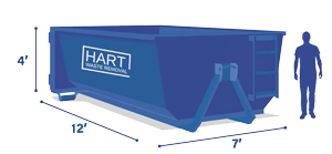 10 yard dumpster dimensions