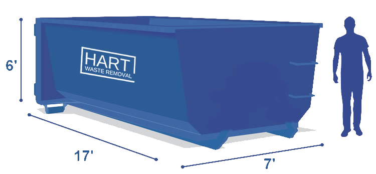 20 yard dumpster dimensions