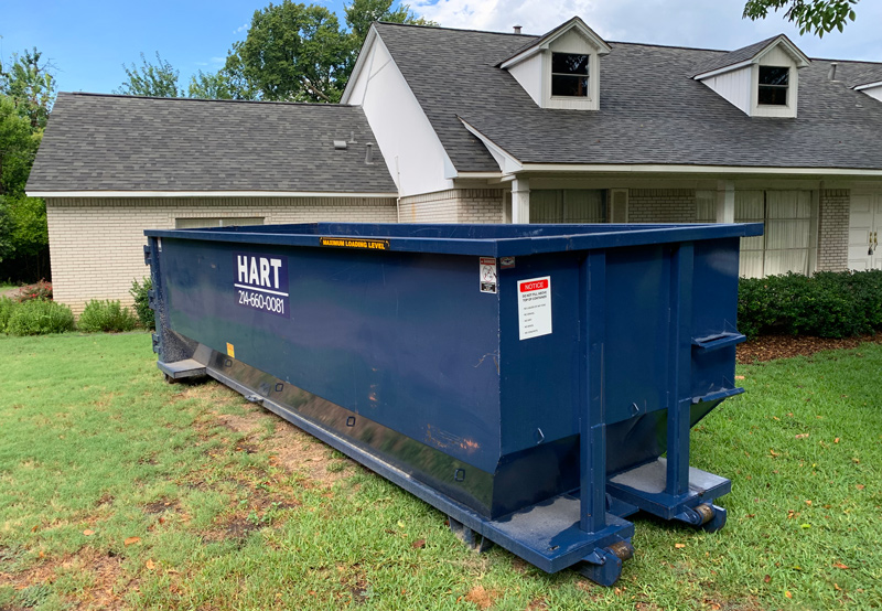 residential roll off dumpter delivery